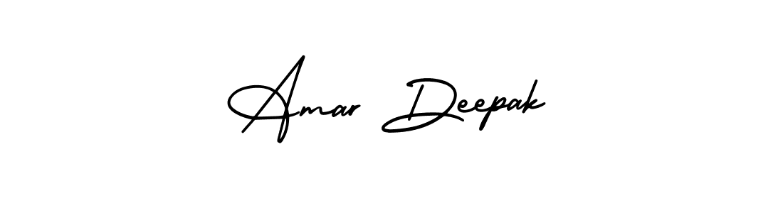 Design your own signature with our free online signature maker. With this signature software, you can create a handwritten (AmerikaSignatureDemo-Regular) signature for name Amar Deepak. Amar Deepak signature style 3 images and pictures png